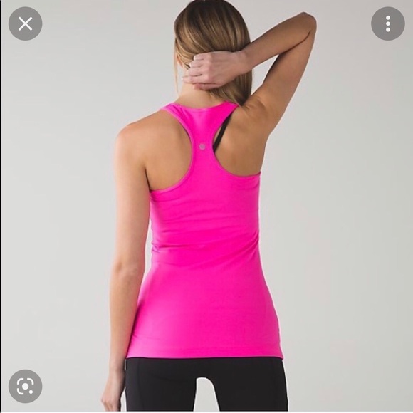 lululemon athletica Tops - Lululemon Racerback Tank Top-Pink-Size None measurements In the Photos